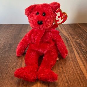 3 FOR $25: Authentic TY Beanie Babies Sizzle the Bear, 2001. NWT